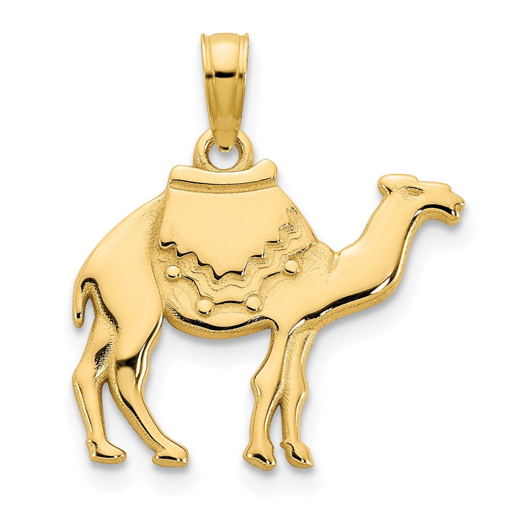 14k Gold Camel Necklace Pendant - Charlie & Co. Jewelry