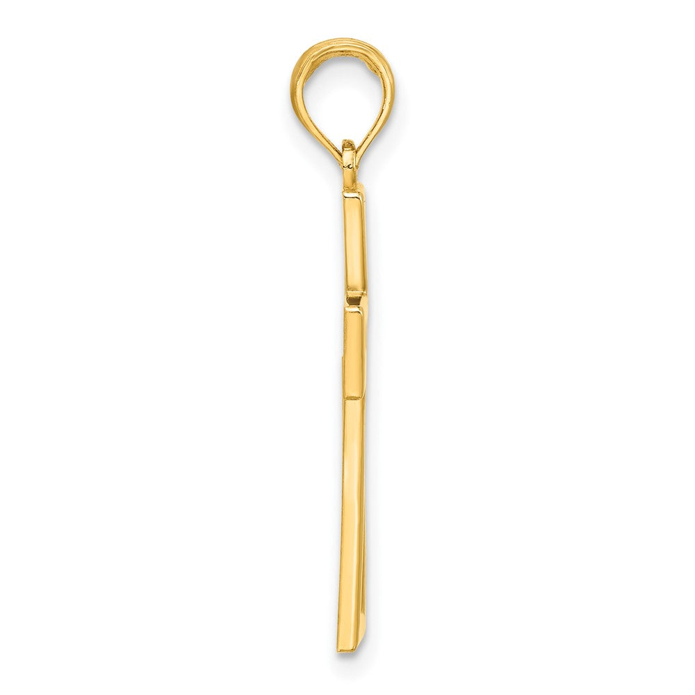 Charlie & Co Jewelry | 14k Polished Cross Pendant - Model D5286