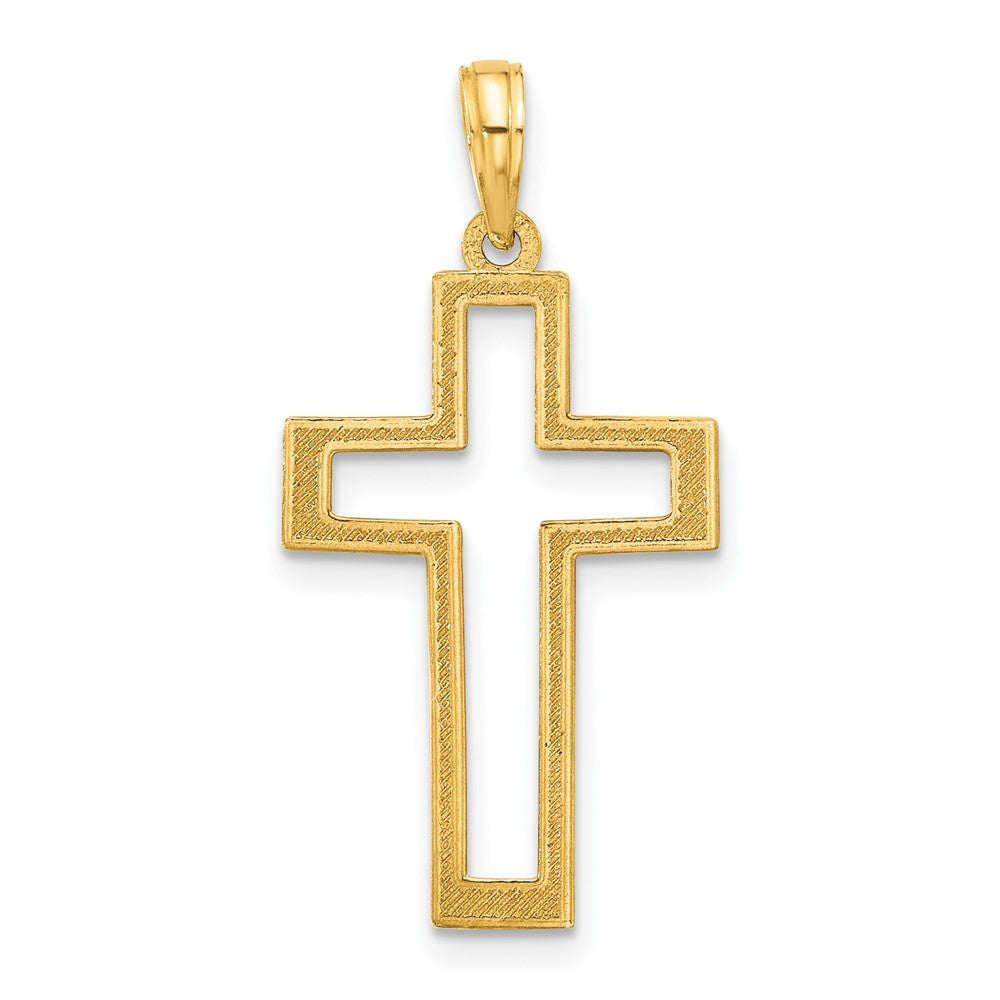 Charlie & Co Jewelry | 14k Polished Cross Pendant - Model D5286