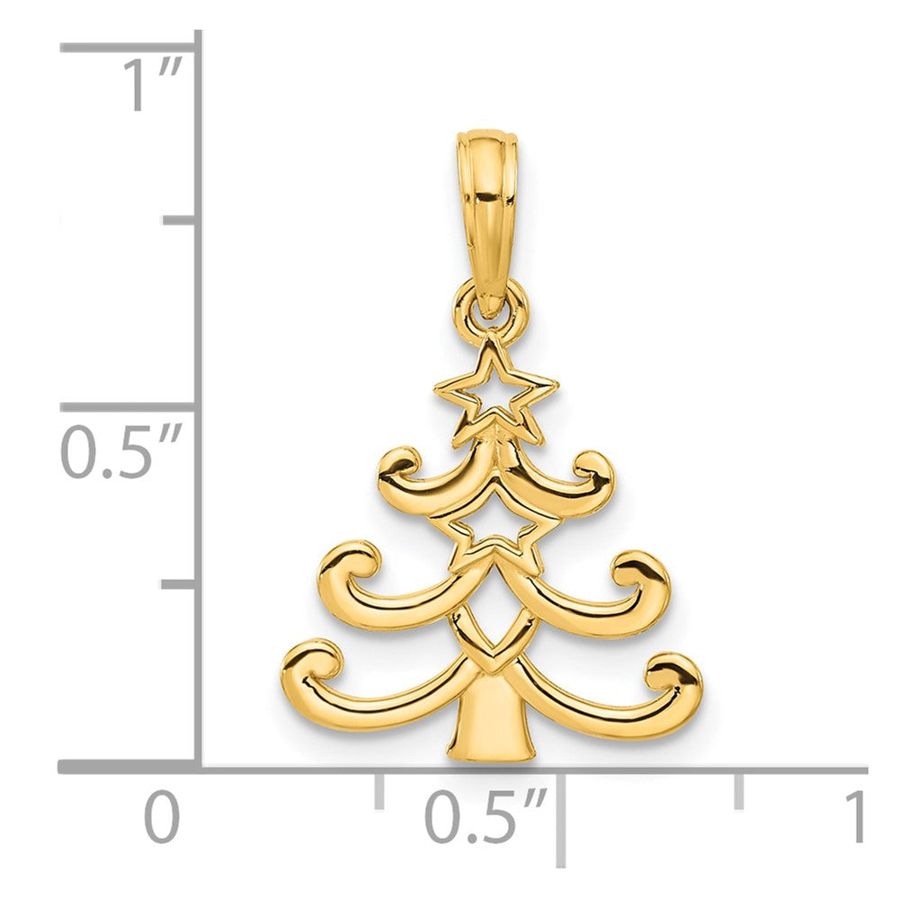 Charlie & Co Jewelry | 14k Polished Christmas Tree Pendant - Model D5313