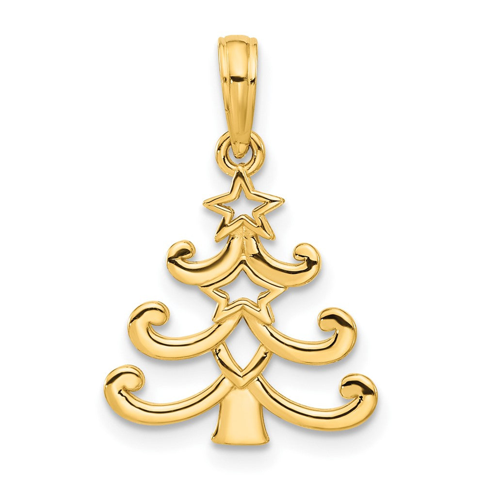 Charlie & Co Jewelry | 14k Polished Christmas Tree Pendant - Model D5313