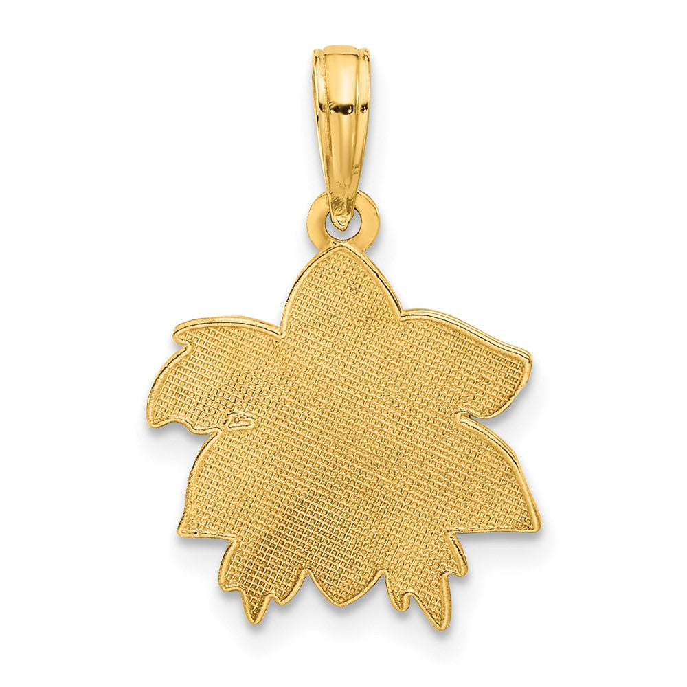 Charlie & Co Jewelry | 14k Polished Poinsettia Floral Pendant - Model D5373
