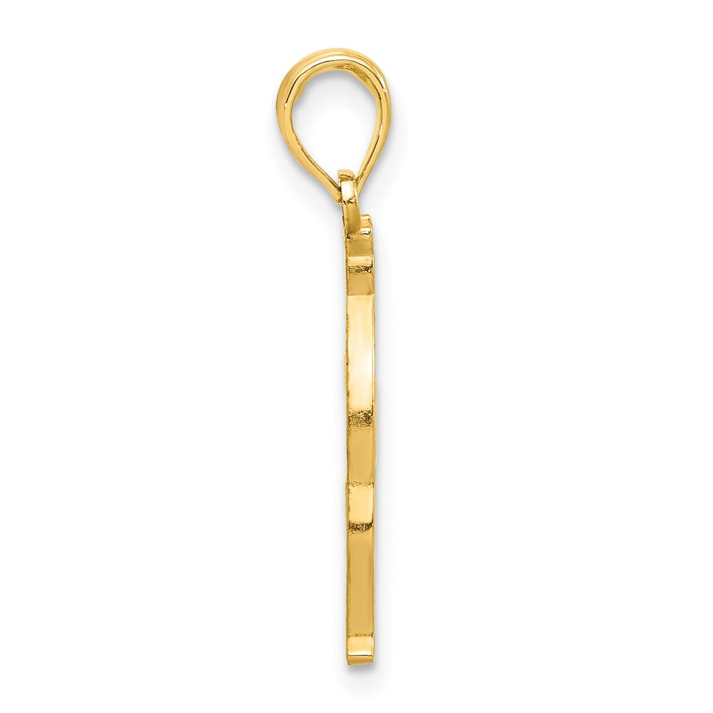 Charlie & Co Jewelry | 14k Polished Cat Sitting Pendant - Model D5393