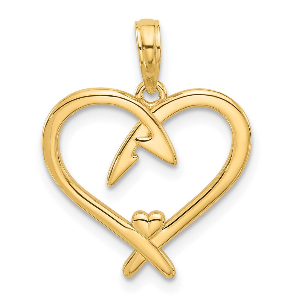 Charlie & Co Jewelry | 14k Fancy Heart Charm - Model D5435