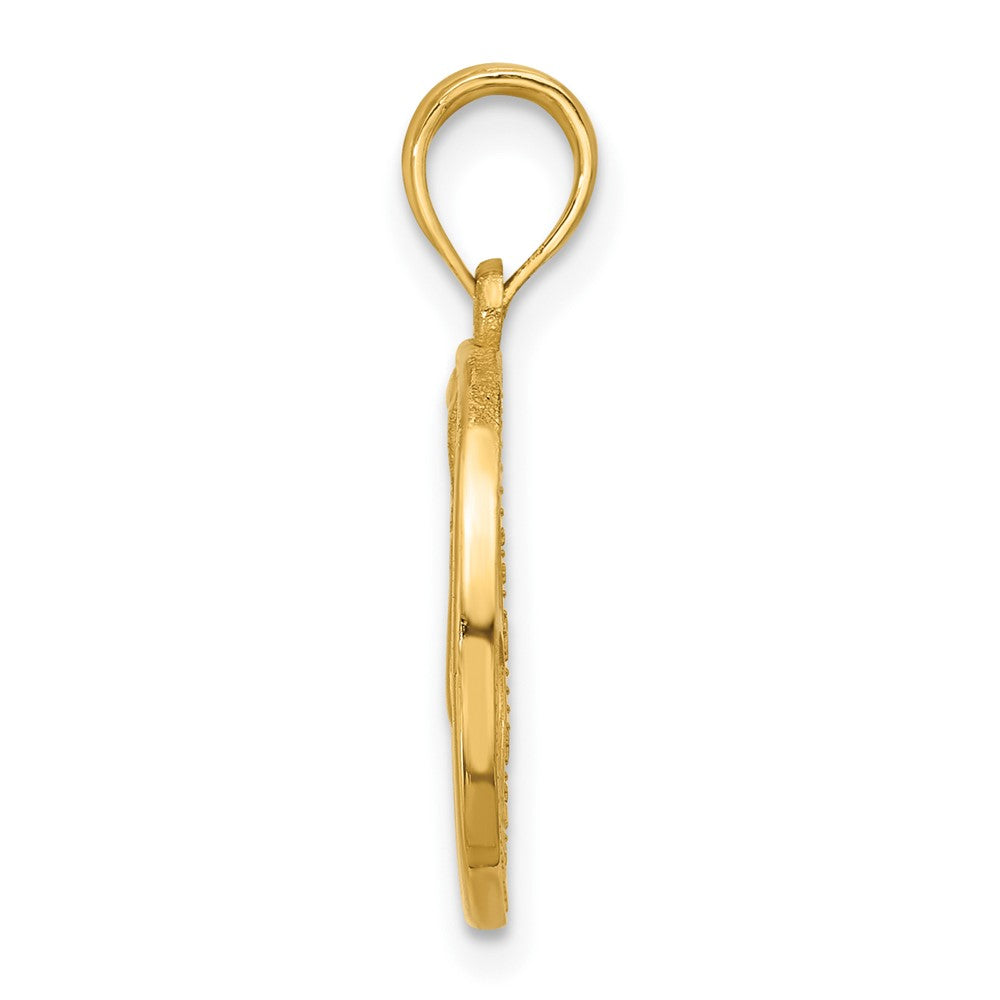 Charlie & Co Jewelry | 14k Polished Round Virgo Pendant - Model D5522