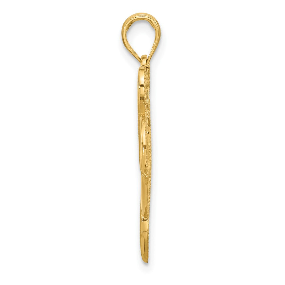 Charlie & Co Jewelry | 14k Polished Fancy Two Heart Charm - Model D5562