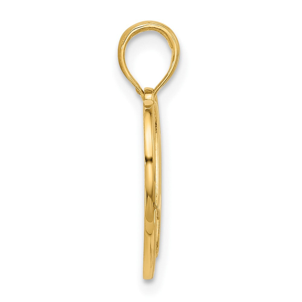 Charlie & Co Jewelry | 14k Polished Fancy Love Heart Charm - Model D5572