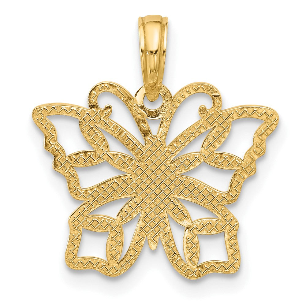 Charlie & Co Jewelry | 14k Polished Fancy Butterfly Charm - Model D5576