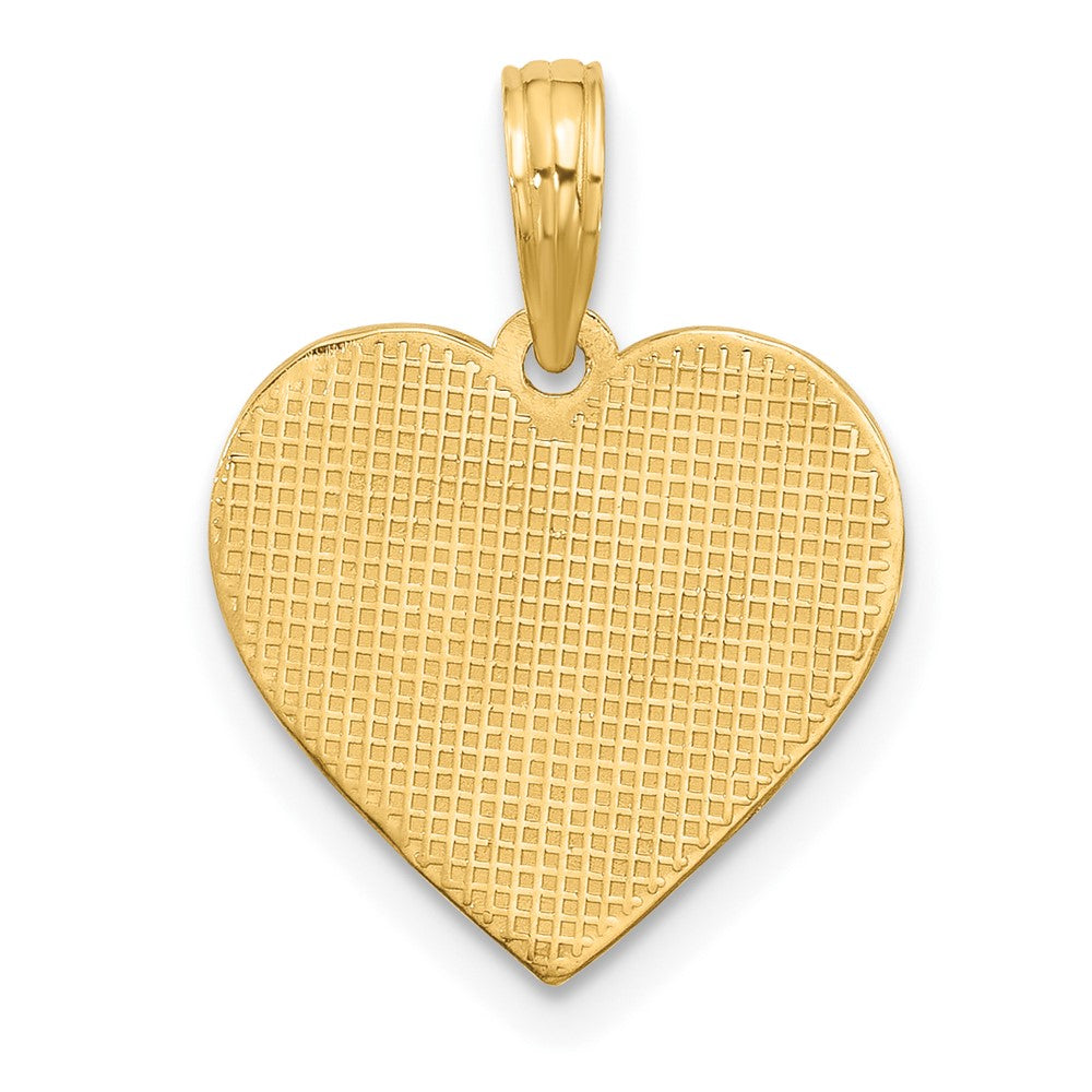 Charlie & Co Jewelry | 14k Polished Fancy Ekg Heart Charm - Model D5601