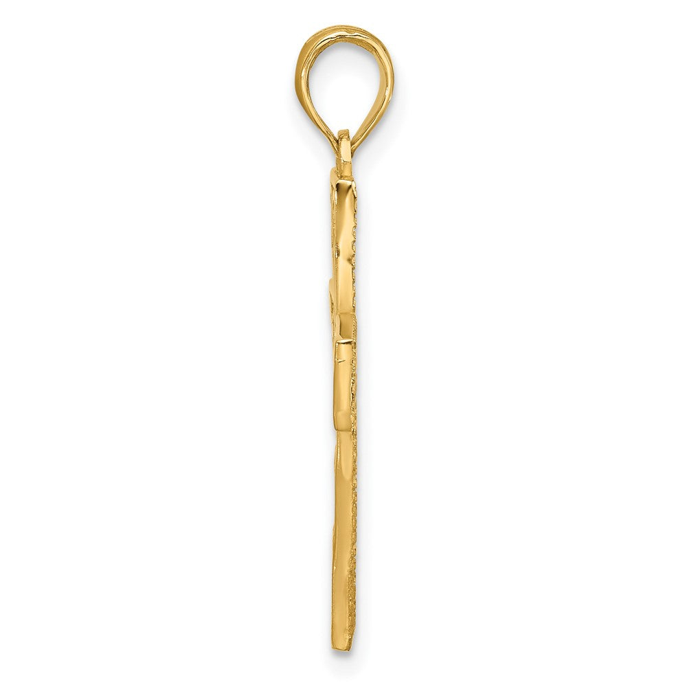 Charlie & Co Jewelry | 14ky Fancy Cross Charm - Model D5612