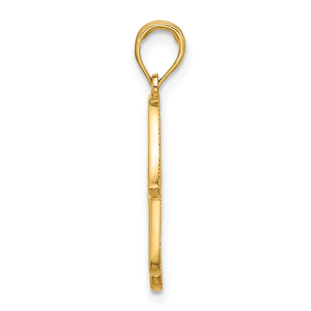 Charlie & Co Jewelry | 14ky Fancy Hamsa Charm - Model D5622