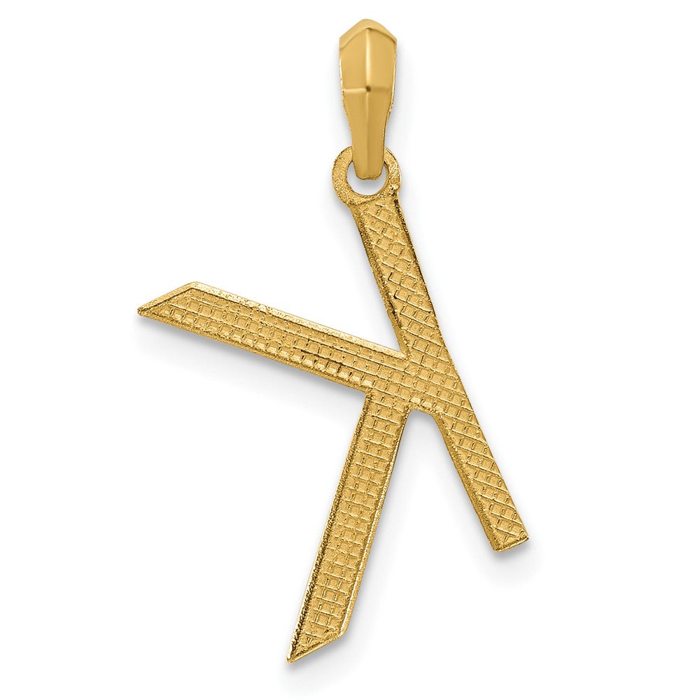 Charlie & Co Jewelry | 14ky Fancy Letter K - Model D5668K