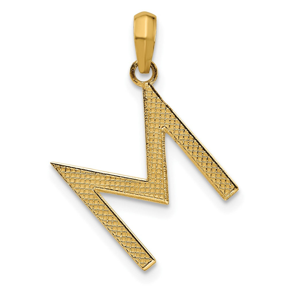 Charlie & Co Jewelry | 14ky Fancy Letter M - Model D5668M
