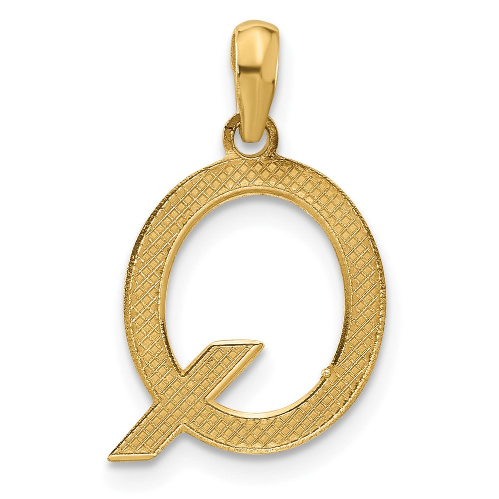 Charlie & Co Jewelry | 14ky Fancy Letter Q - Model D5668Q
