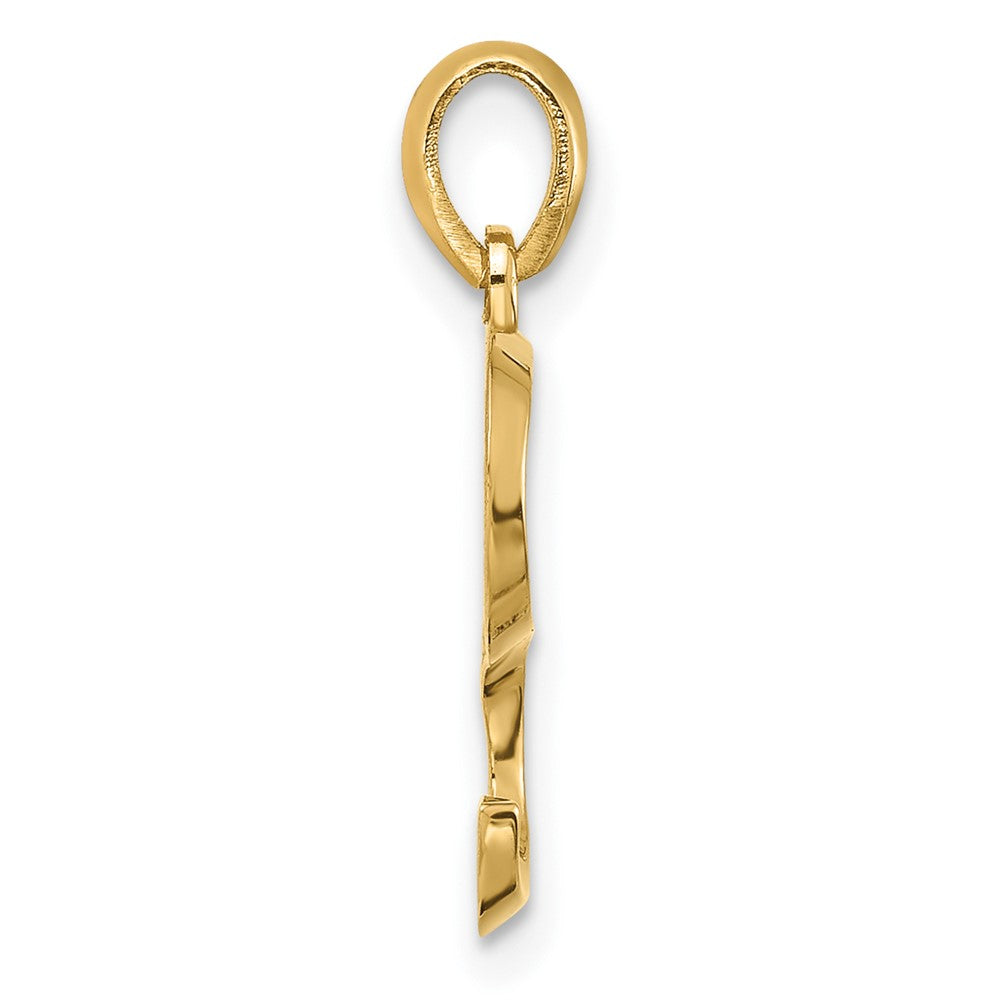 Charlie & Co Jewelry | 14ky Fancy Letter S - Model D5668S