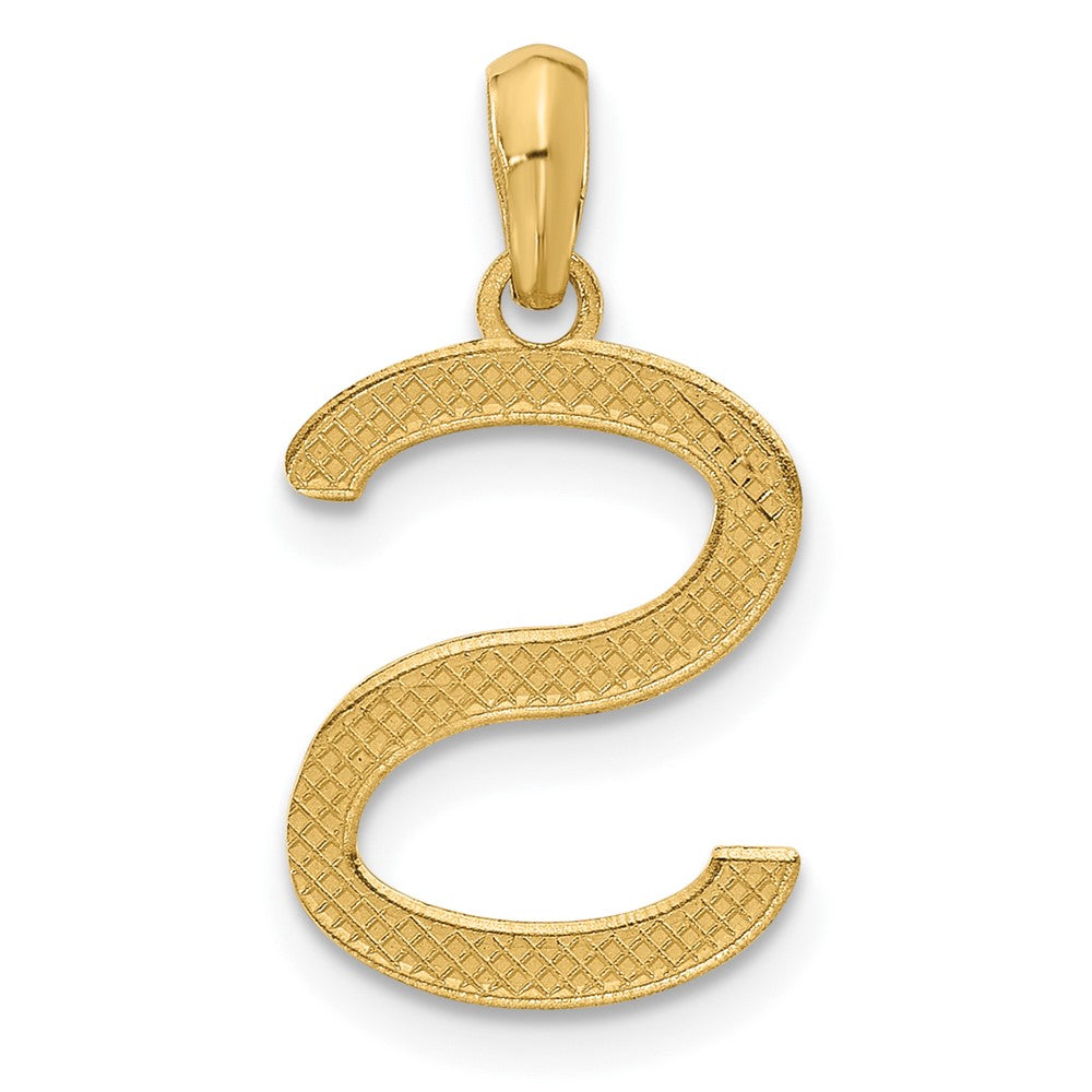 Charlie & Co Jewelry | 14ky Fancy Letter S - Model D5668S