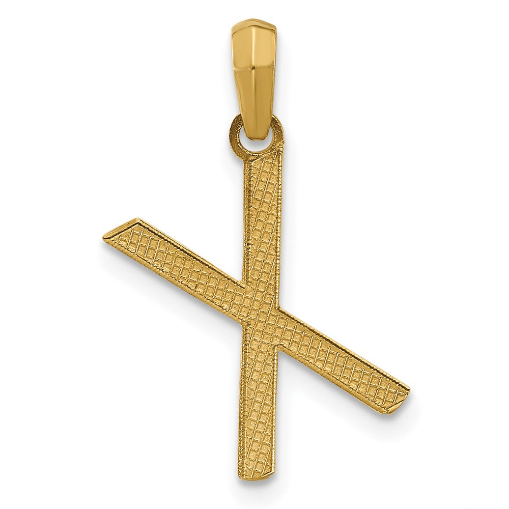 Charlie & Co Jewelry | 14ky Fancy Letter X - Model D5668X