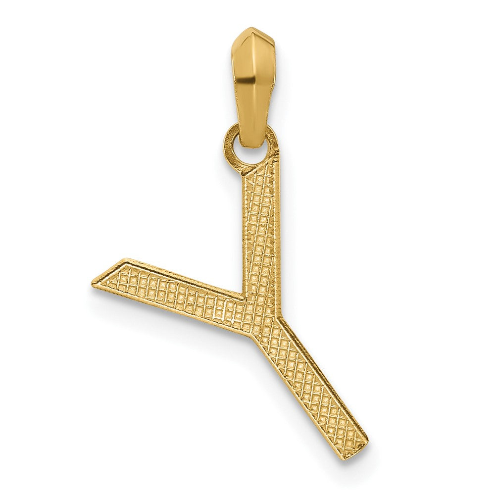 Charlie & Co Jewelry | 14ky Fancy Letter Y - Model D5668Y