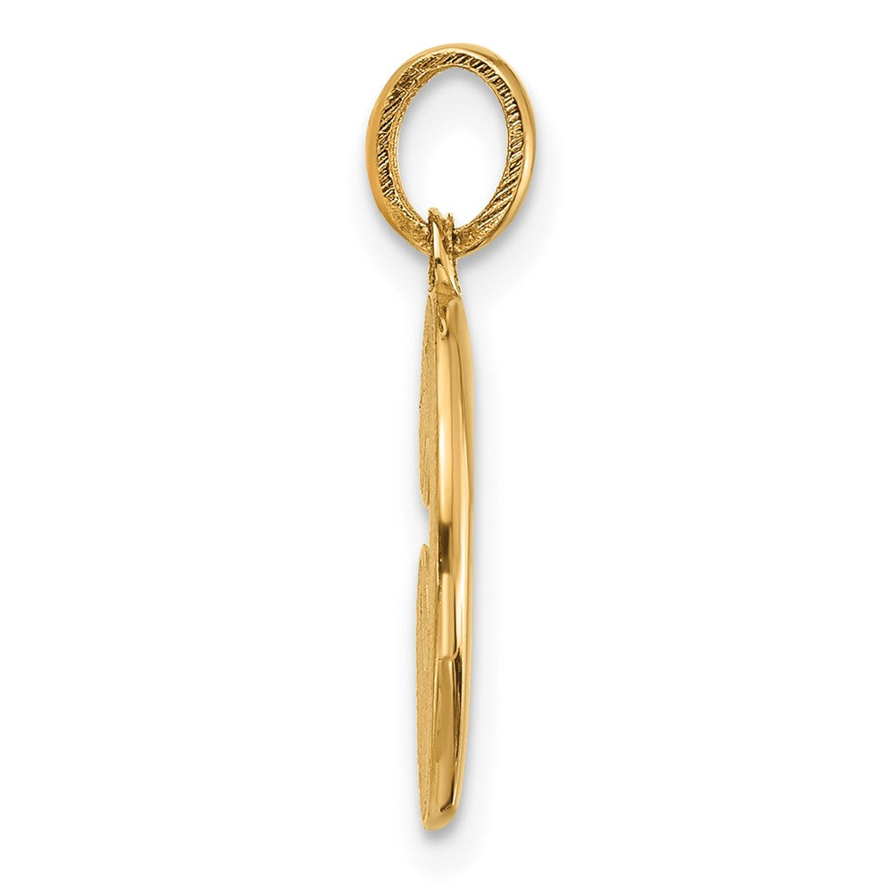 14K Gold Fancy Letter "C" Initial Pendant - Charlie & Co. Jewelry