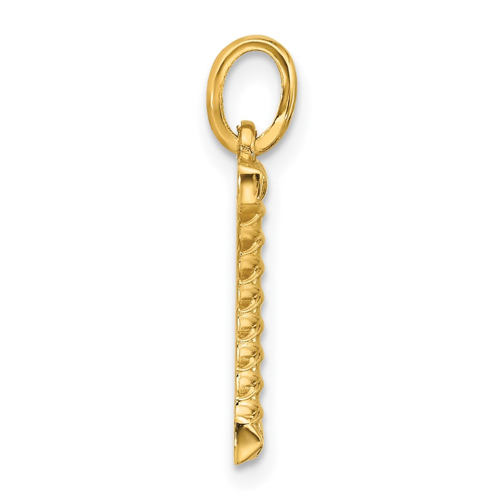 Charlie & Co Jewelry | 14ky Fancy Twist Letter Z - Model D5677Z