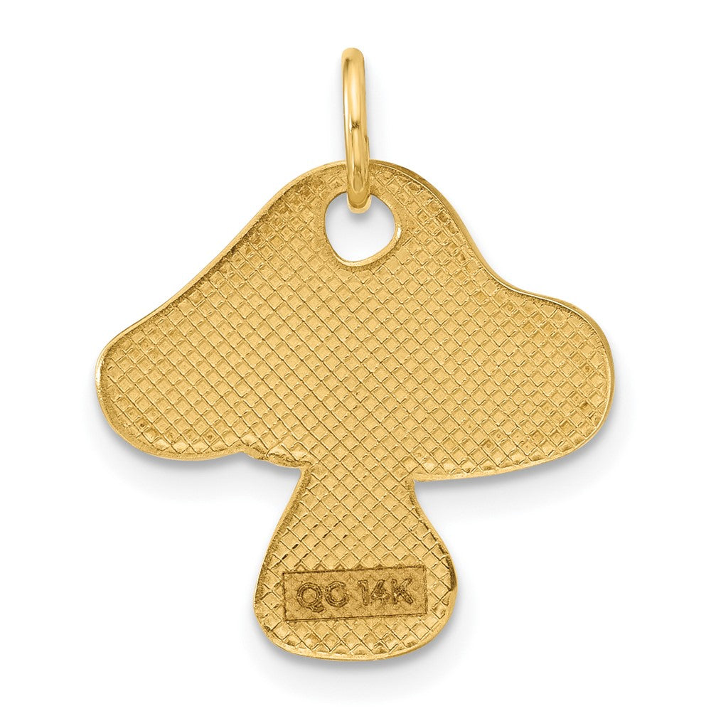 Charlie & Co Jewelry | 14ky Flat Toadstool Charm - Model D5719