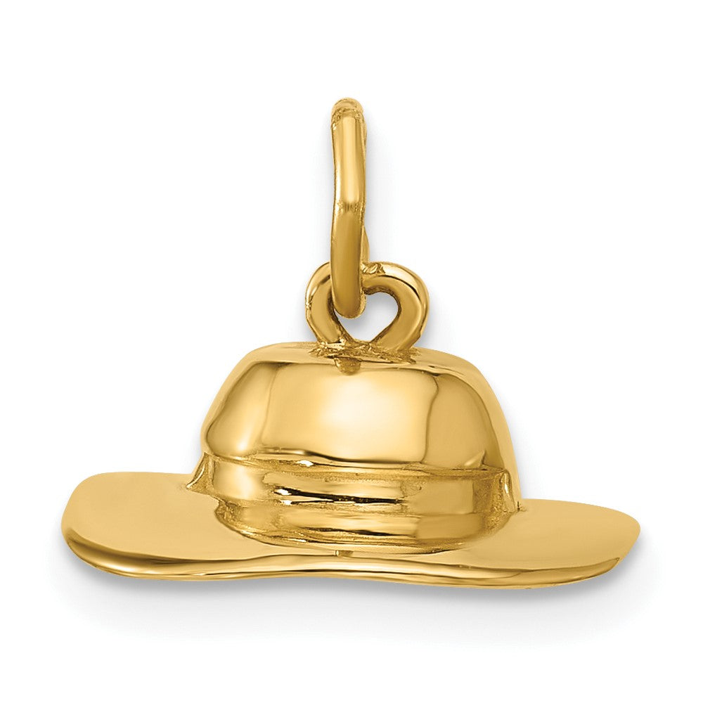 Charlie & Co Jewelry | 14ky Sun Hat Charm - Model D5729