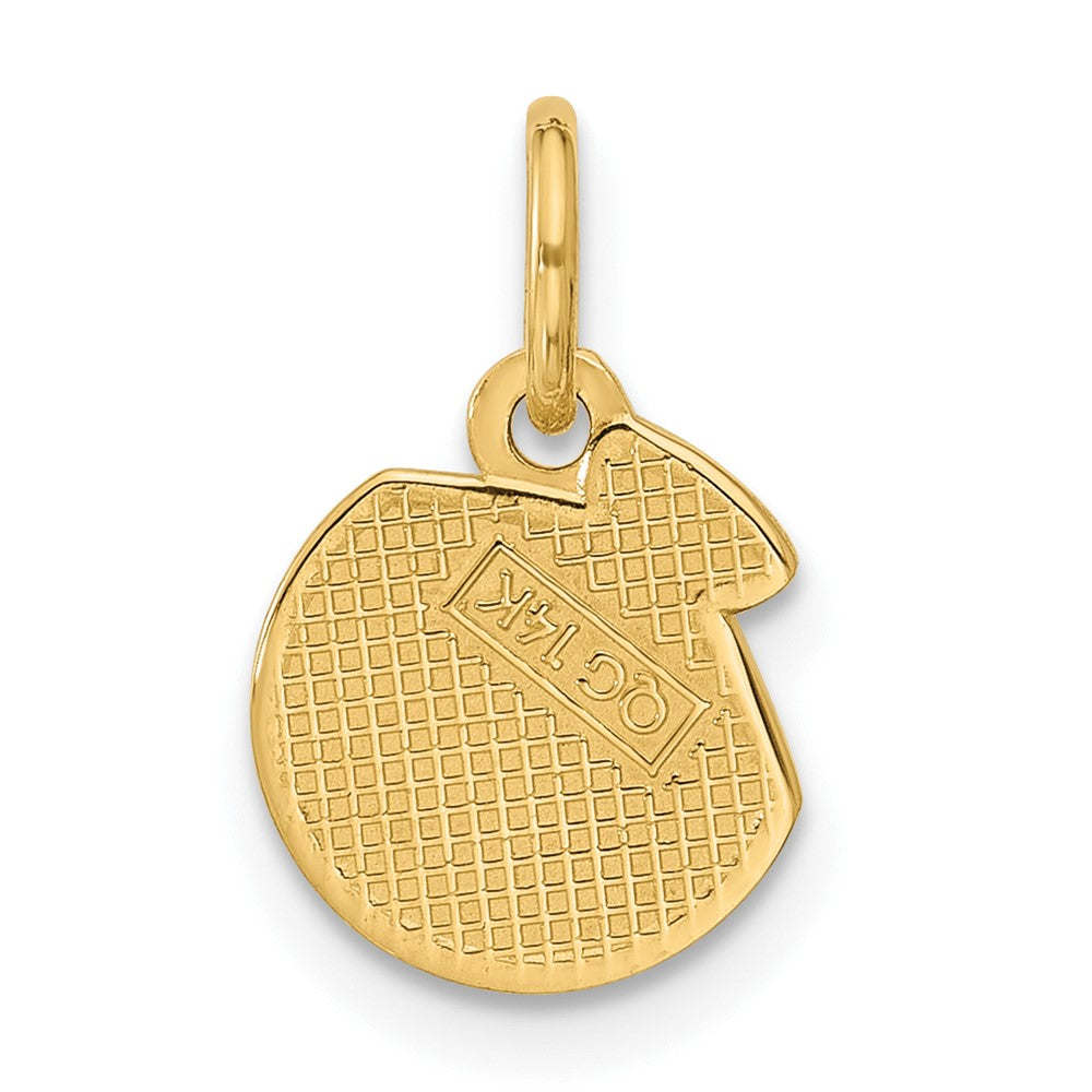 Charlie & Co Jewelry | 14k Polished Textured Seashell Pendant - Model D5758