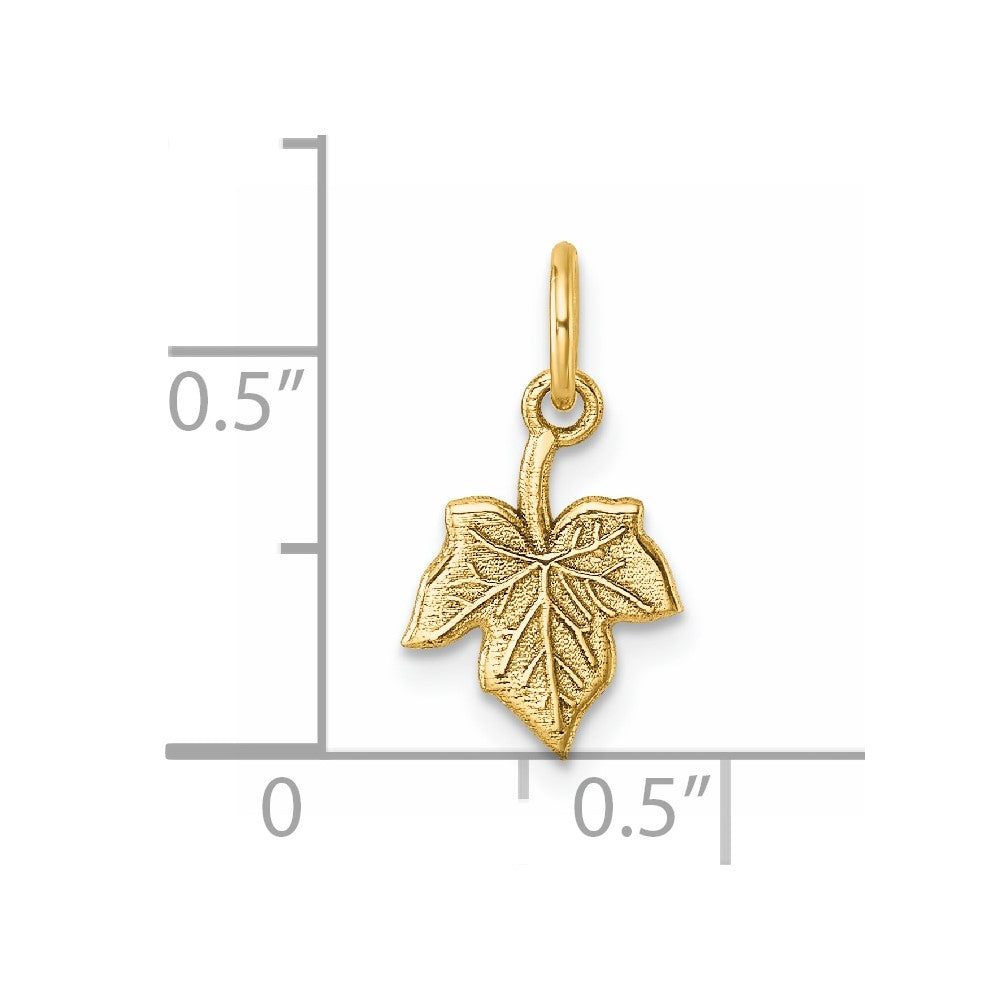 Charlie & Co Jewelry | 14k Polished Leaf Pendant - Model D5768