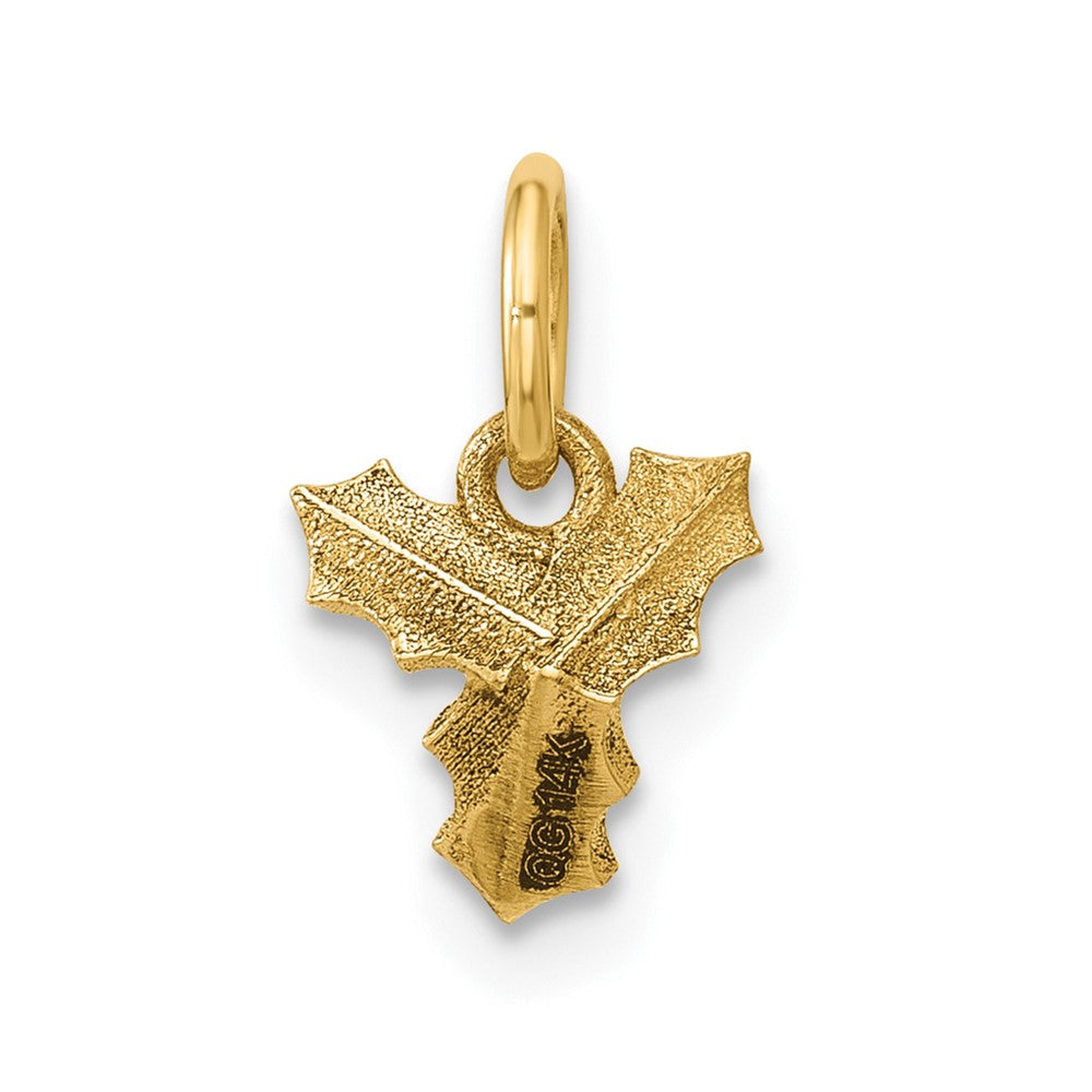 Charlie & Co Jewelry | 14k Polished Holly Pendant - Model D5777