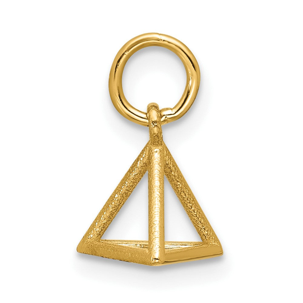 Charlie & Co Jewelry | 14k Polished Triangular Pyramid Shape Pendant - Model D5790