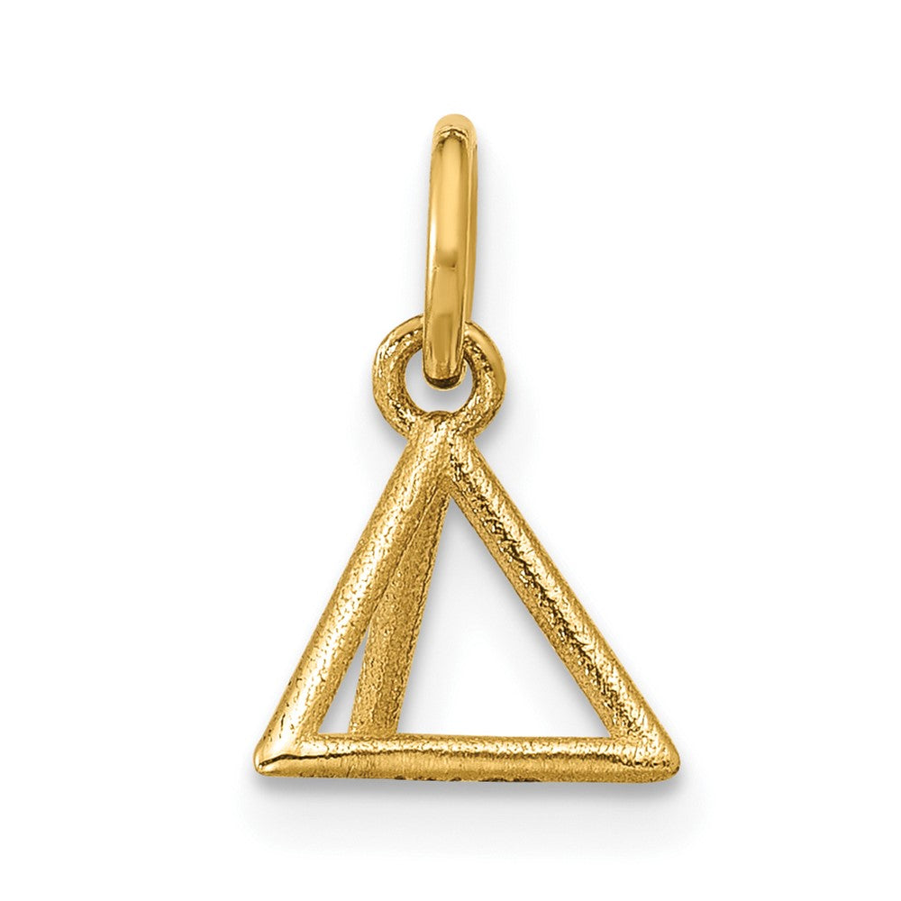 Charlie & Co Jewelry | 14k Polished Triangular Pyramid Shape Pendant - Model D5790
