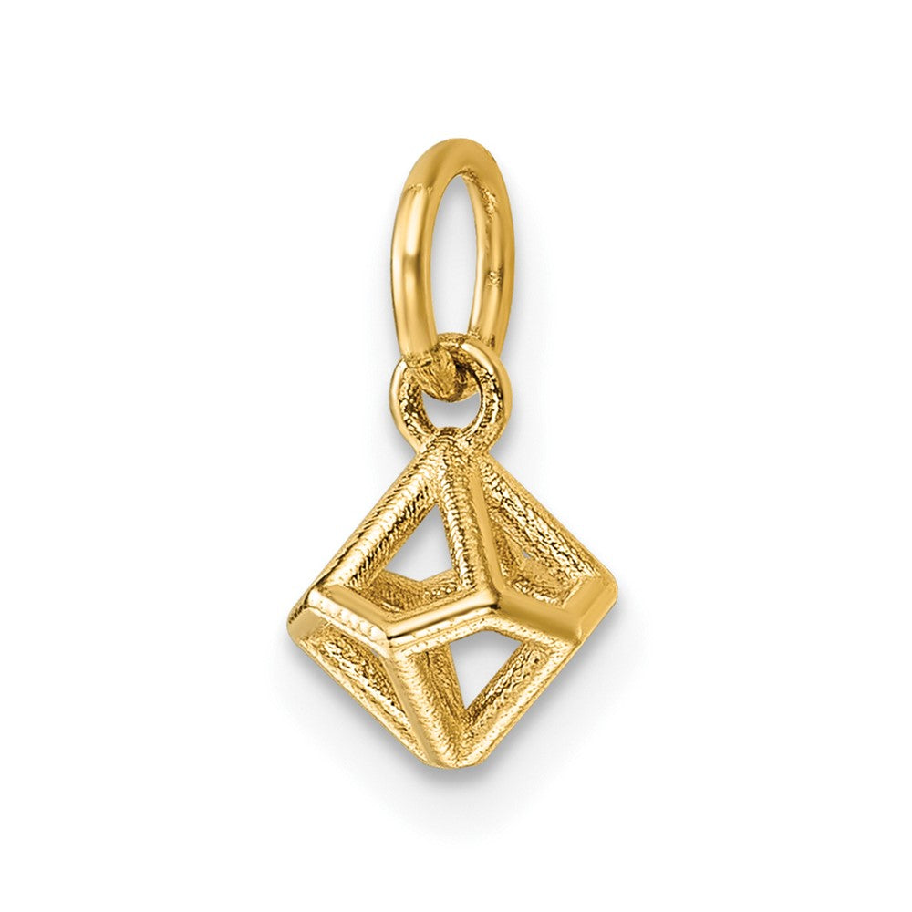 Charlie & Co Jewelry | 14k Polished Dodecahedron Shape Pendant - Model D5796