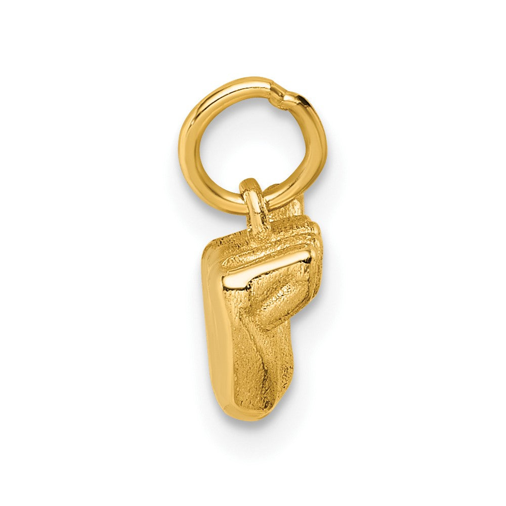 Charlie & Co Jewelry | 14k American Sign Language Alphabet Fingerspelling Sign A Pendant - Model D5808A