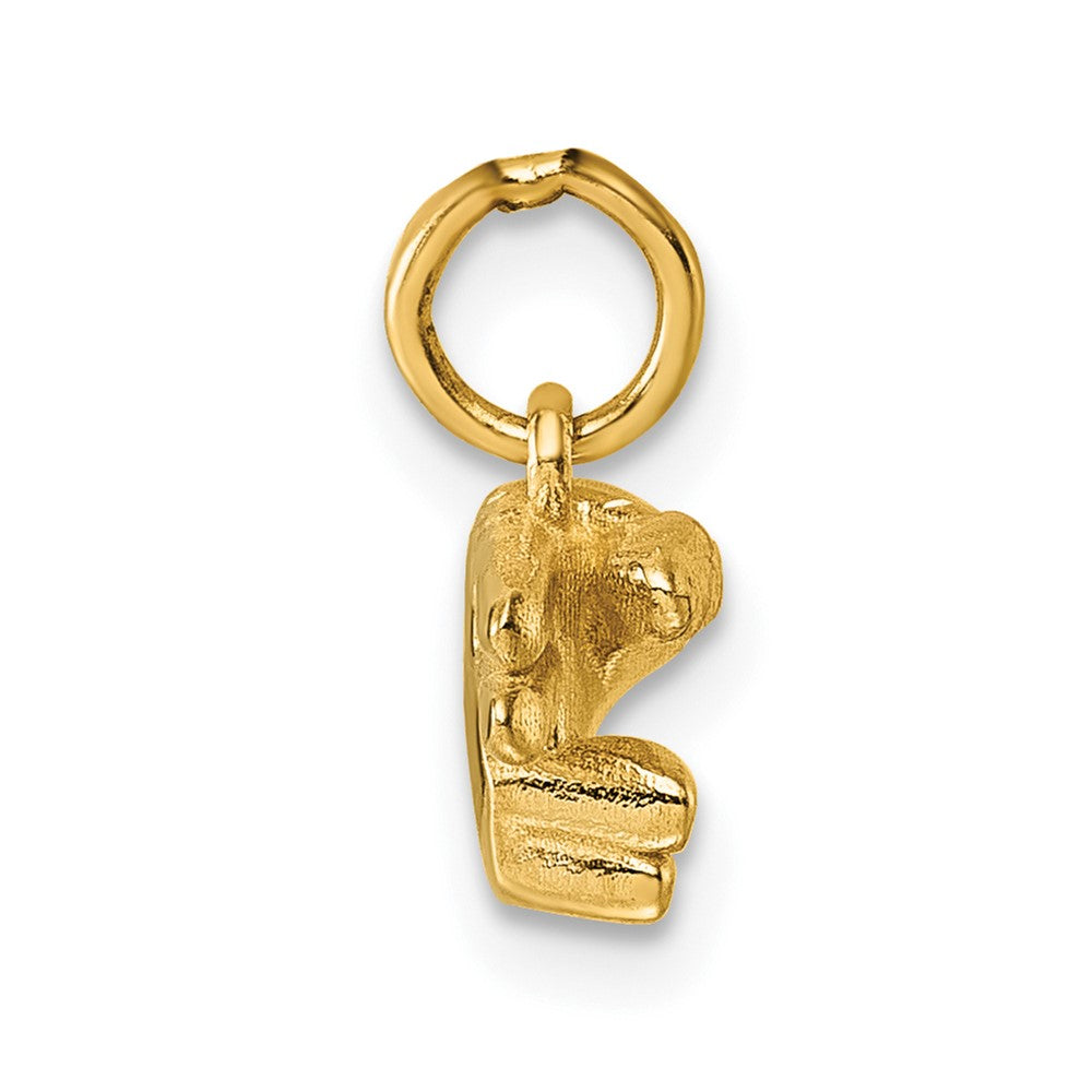 Charlie & Co Jewelry | 14k American Sign Language Alphabet Fingerspelling Sign H Pendant - Model D5808H