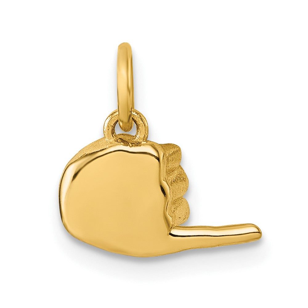 Charlie & Co Jewelry | 14k American Sign Language Alphabet Fingerspelling Sign J Pendant - Model D5808J