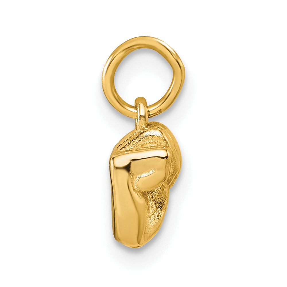 Charlie & Co Jewelry | 14k American Sign Language Alphabet Fingerspelling Sign M Pendant - Model D5808M