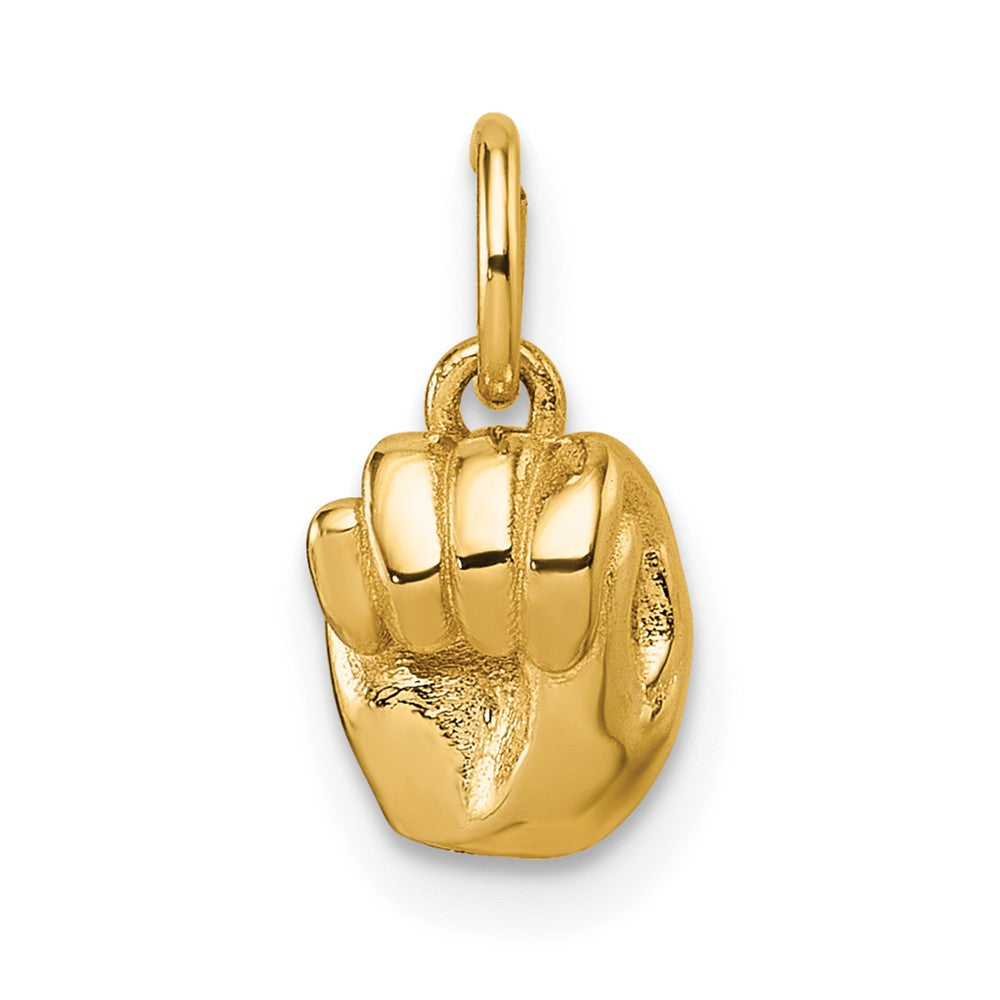 Charlie & Co Jewelry | 14k American Sign Language Alphabet Fingerspelling Sign M Pendant - Model D5808M