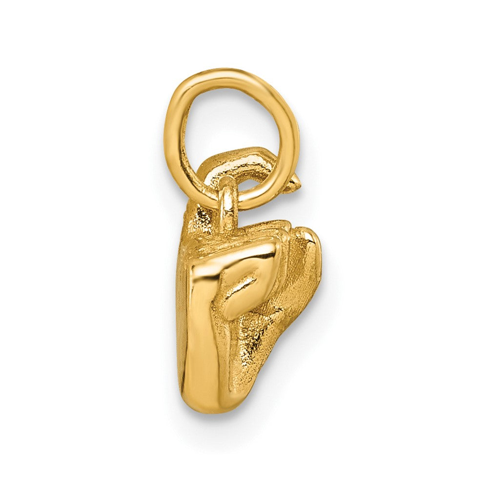 Charlie & Co Jewelry | 14k American Sign Language Alphabet Fingerspelling Sign X Pendant - Model D5808X