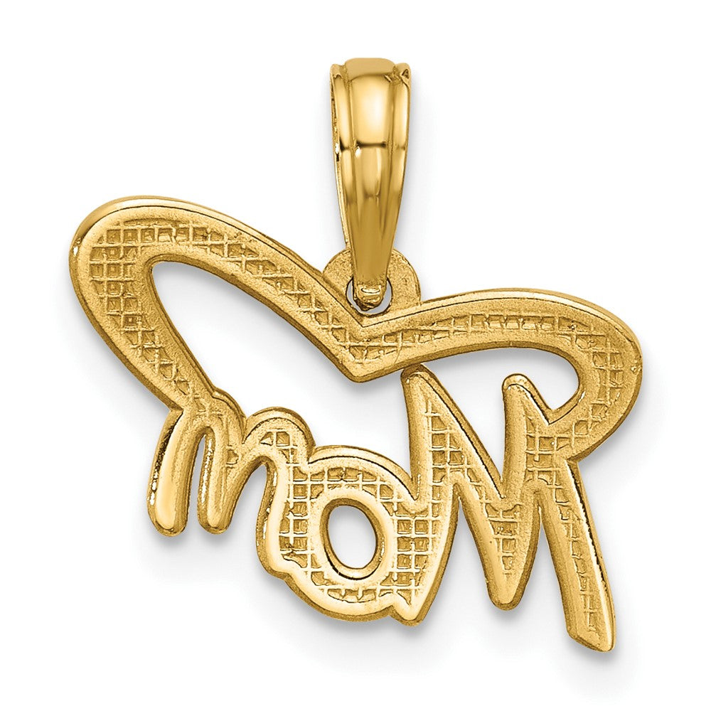 Charlie & Co Jewelry | 14k Polished Mom Pendant - Model D5811