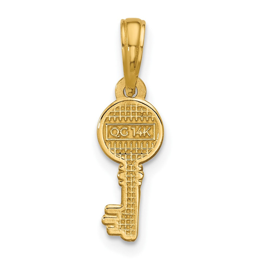 Charlie & Co Jewelry | 14k Polished Heart Key Pendant - Model D5815