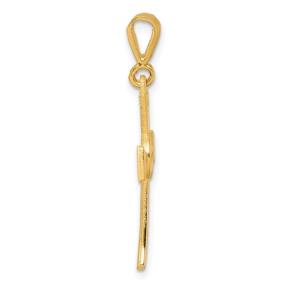 Charlie & Co Jewelry | 14k Polished Cross Pendant - Model D5842