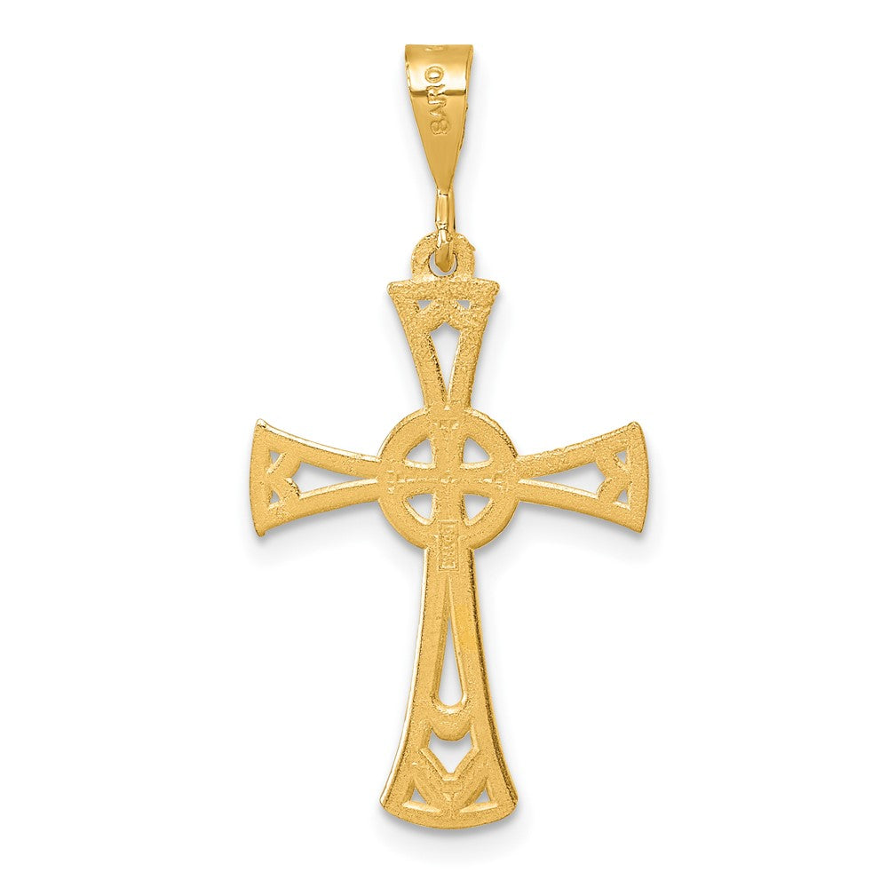 Charlie & Co Jewelry | 14k Polished Cross Pendant - Model D5842