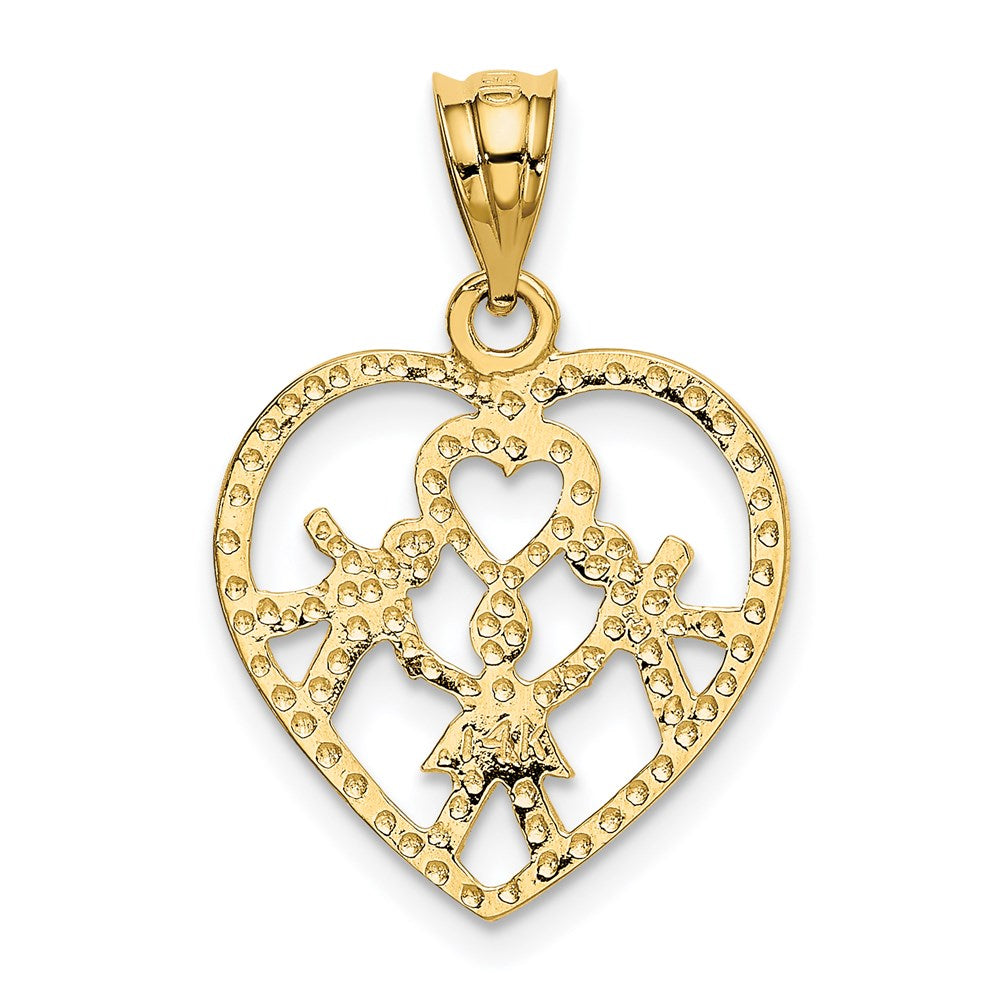 Charlie & Co Jewelry | 14k Heart Charm - Model D590