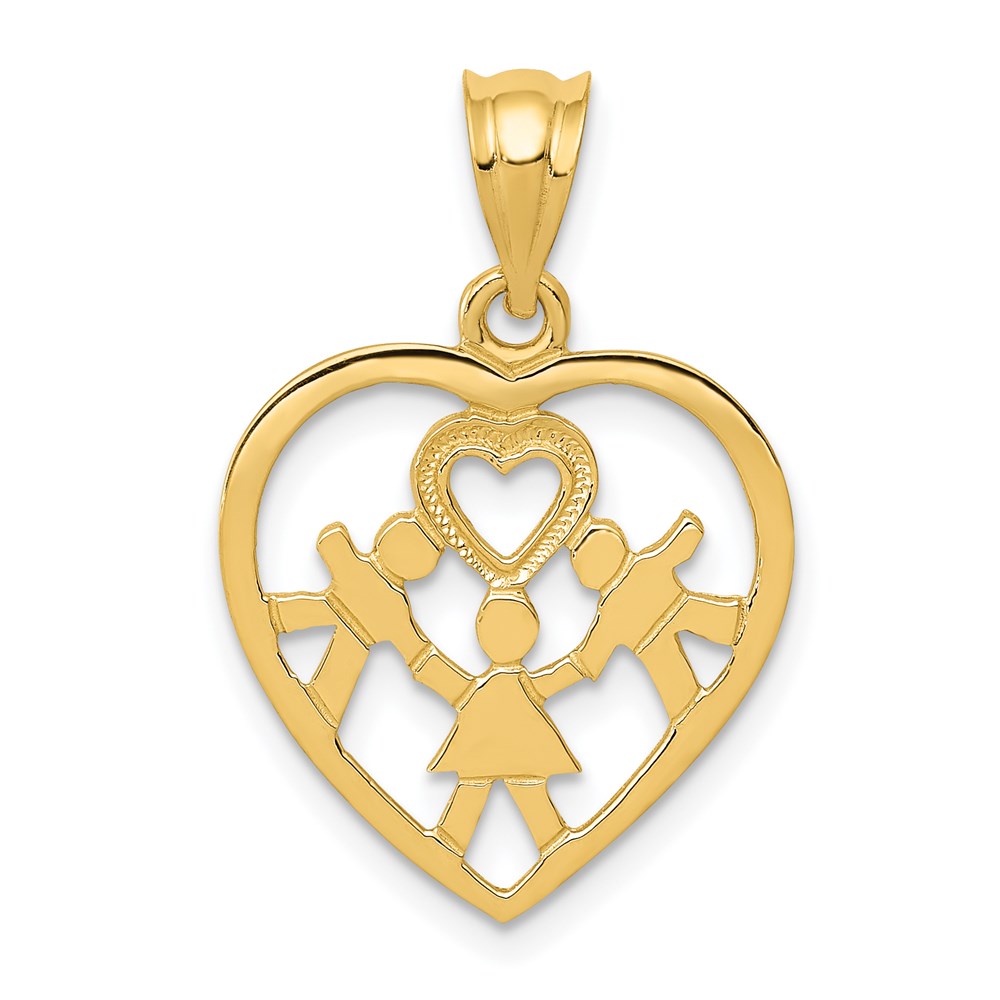 Charlie & Co Jewelry | 14k Heart Charm - Model D590