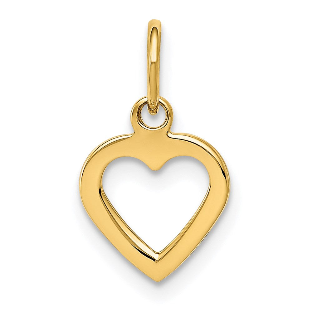 Charlie & Co Jewelry | 14k Polished Cut-out Heart Pendant - Model D604
