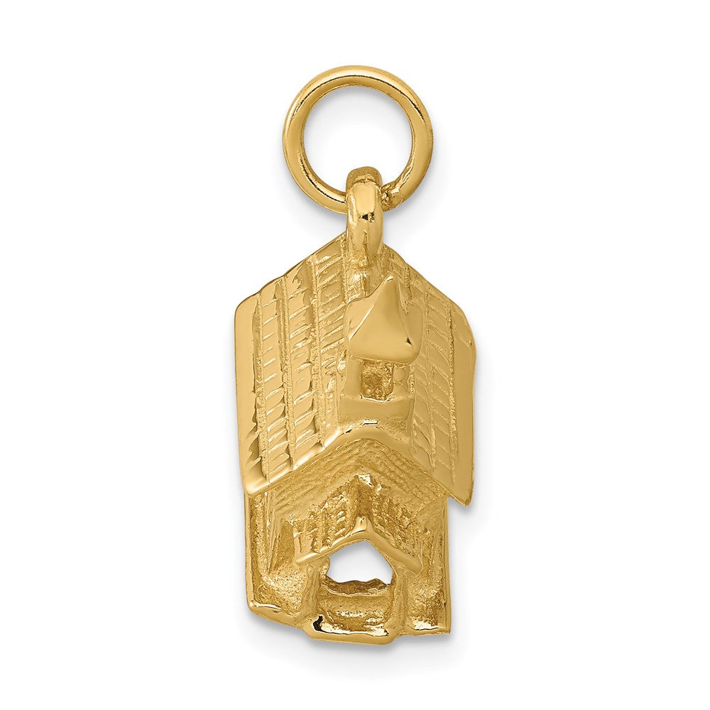 Charlie & Co Jewelry | 14k 3-d Church Charm - Model D987