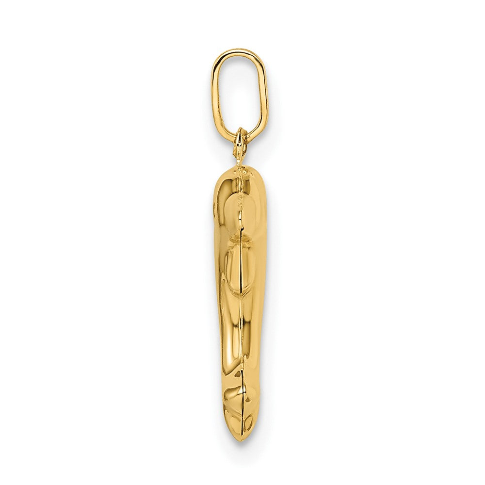 Charlie & Co Jewelry | 14k Polished 3-d Dolphin Pendant - Model GK1091