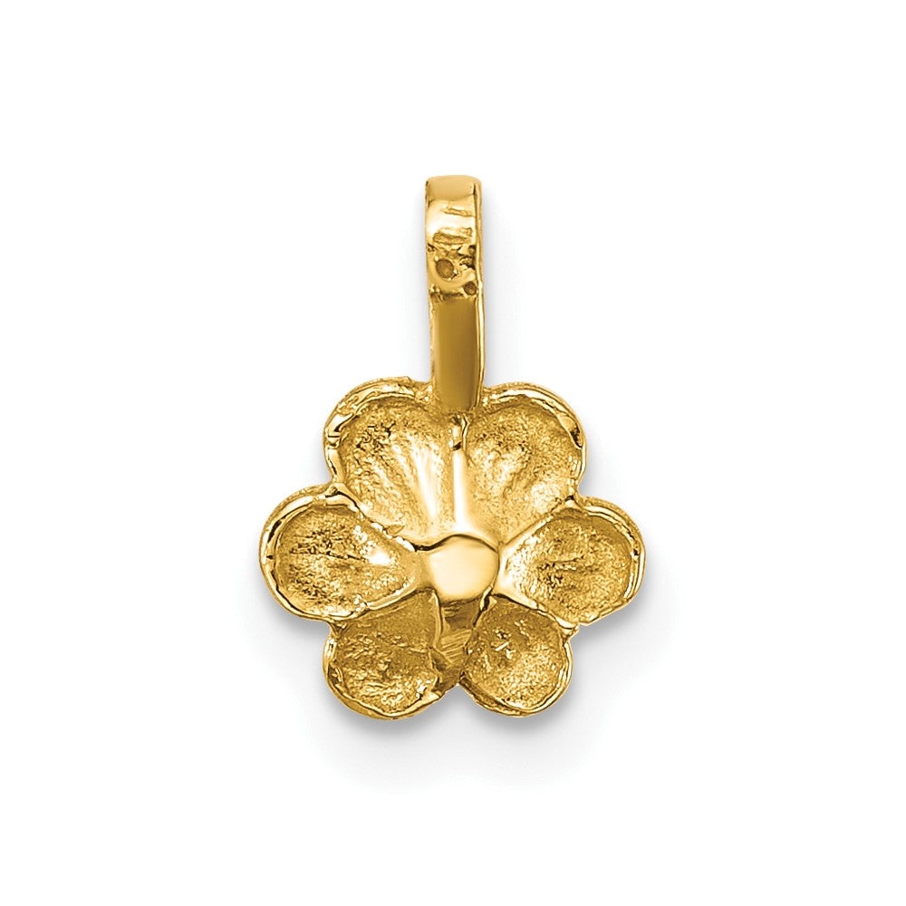 Charlie & Co Jewelry | 14k Madi K Polished 3-4mm Button White Freshwater Cultured Pearl Flower Pendant - Model GK1201