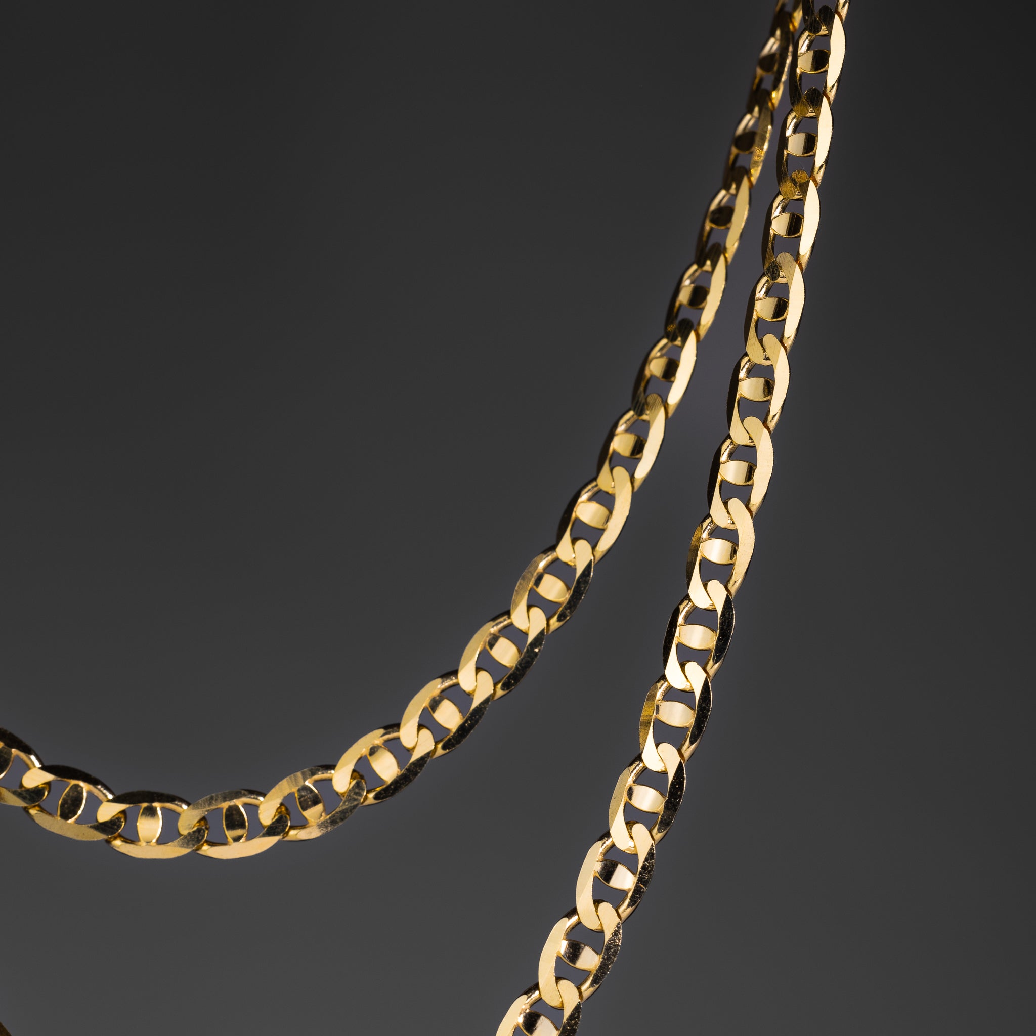 14k 5.3mm Light Mariner Chain - Model CH-0633