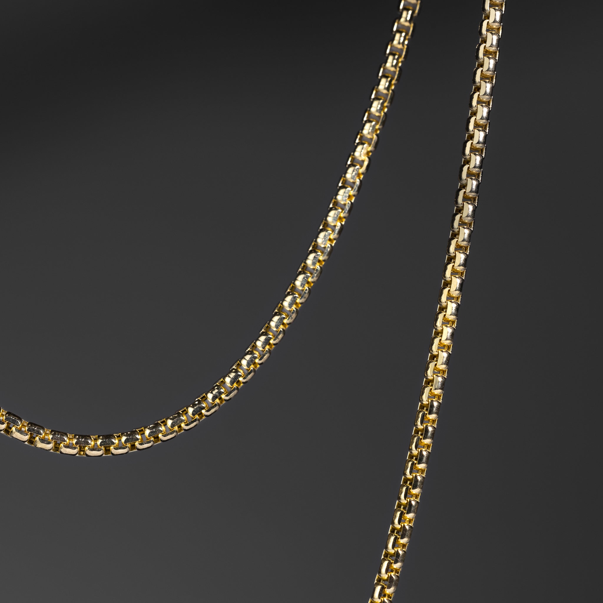 14k 2.7mm Hol-round Box Chain - Model CH-0622